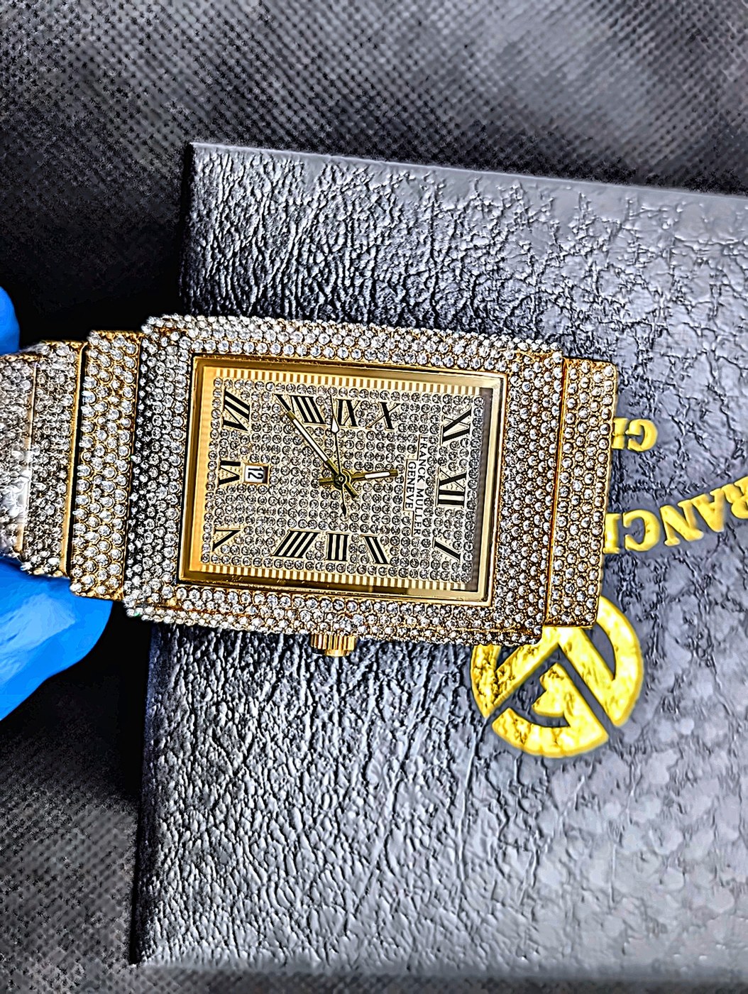 Vaviluxe watch dial detail